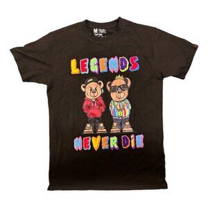 Bleeker & Mercer Legends Never Die short sleeve t-shirt SIZE MEDIUM